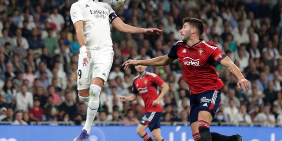 Hasil Liga Spanyol - Karim Benzema Gagal Penalti, Real Madrid Tertahan Lawan 10 Pemain Osasuna