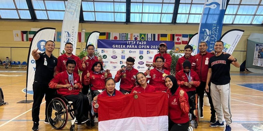 Para Tenis Meja Indonesia Sabet 3 Emas di Yunani, Modal Bagus Tuju Paralimpiade Paris 2024