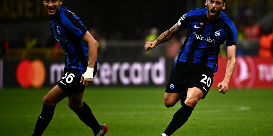 Kalimat Pertama Hakan Calhanoglu Usai Cetak Gol Penentu saat Inter Milan Vs Barcelona
