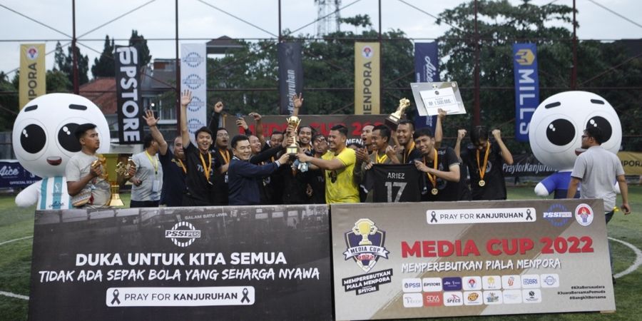 Media Cup 2022 Berakhir, Menpora dan Legenda Timnas Indonesia Beri Apresiasi