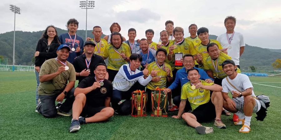 Alumni FE Usakti FC Juara Turnamen Sepak Bola di Negara Shin Tae-yong