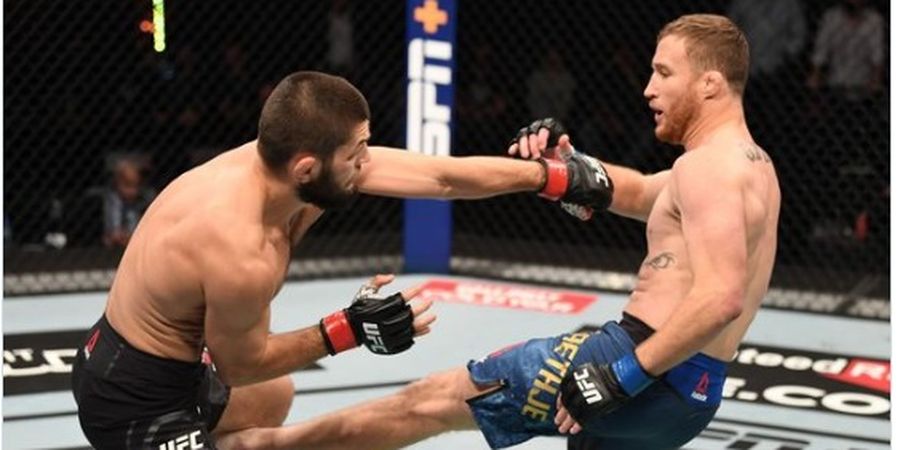 Bahas Siasatnya di UFC 286, Justin Gaethje Kuak Alasan Tak Mau Duel Bawah Lawan Khabib