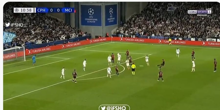 Copenhagen vs Man City - Gol Tendangan Petir Rodri yang Dianggap Haram