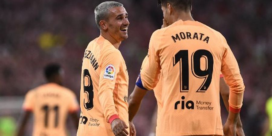 Hasil dan Klasemen Liga Spanyol - Gol Ke-100 Griezmann Bikin Atletico Pepet Real Madrid dan Barcelona, Cavani Pecah Telur di Valencia