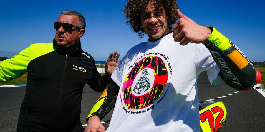 VR46 Full Senyum: Marco Bezzecchi Jadi Debutan Terbaik MotoGP, Luca Marini Solid