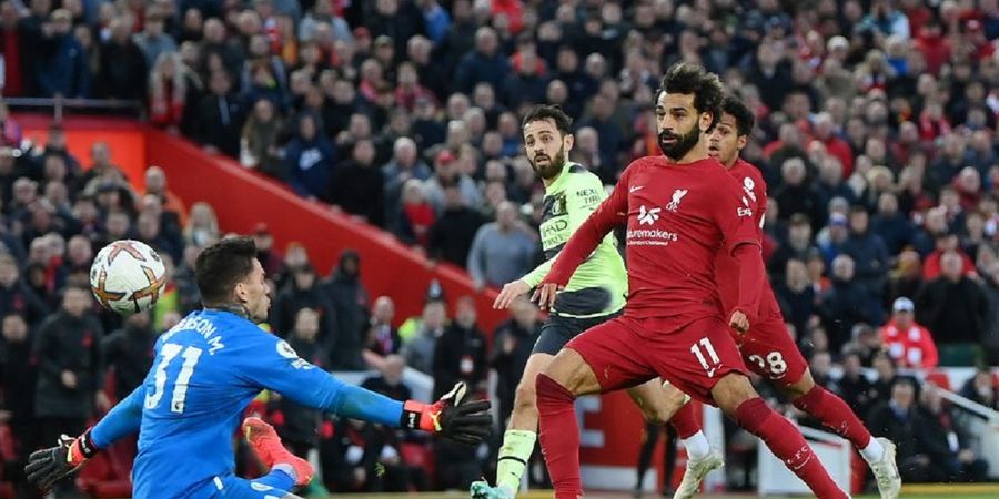 Hasil Liga Inggris - Liverpool Beri Kekalahan Perdana bagi Man City, Mo Salah Cetak Gol Penentu, Drama VAR dan Kartu Merah Warnai Laga