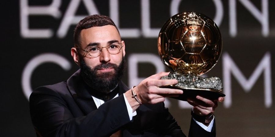 PIALA DUNIA - Karim Benzema Sabet Ballon d'Or, Satu Kutukan Sudah Menantinya