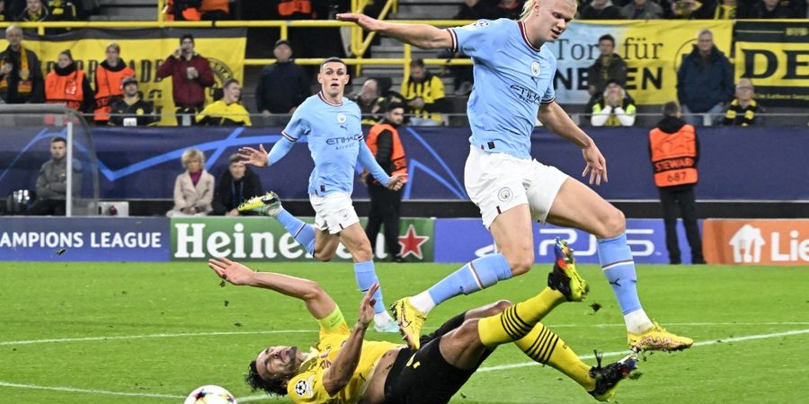 Hasil Liga Champions - Imbang Tanpa Gol, Man City Bantu Dortmund Lolos ke Babak 16 Besar