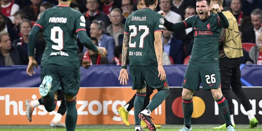 Hasil Liga Champions - Mo Salah Jadi Mimpi Buruk Ajax, Liverpool Lolos ke Babak 16 Besar