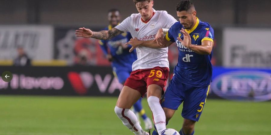 Hasil Liga Italia - Tertinggal Lebih Dulu, AS Roma Mampu Menang Comeback Lawan 10 Pemain Hellas Verona