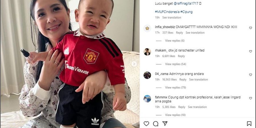 Klarifikasi Jersey Forum soal Jersey yang Dipakai Rayyanza di Akun Resmi Manchester United