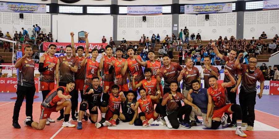 Tim Voli Putra BIN Samator Surabaya Tundukkan Tim Indomaret Sidoarjo di Final Four Livoli Divisi Utama 2022