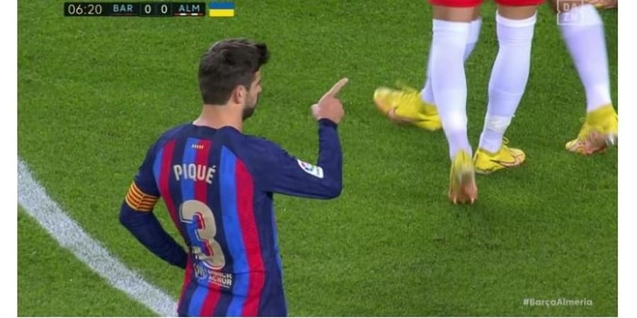 Barcelona Vs Almeria - Gerard Pique Tolak Nendang Penalti di Laga Perpisahan, Eksekusi Lewandowski Malah Gagal