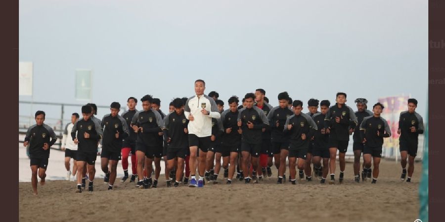 Keberangkatan ke Spanyol Tertunda, Timnas U-20 Indonesia Pilih Latihan Fisik di Pantai Turki