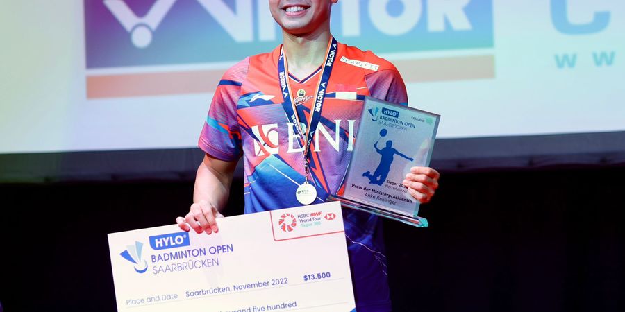 'Kemenangan pada Hylo Open 2022 Jadi Modal Anthony Ginting ke BWF World Tour Finals 2022'