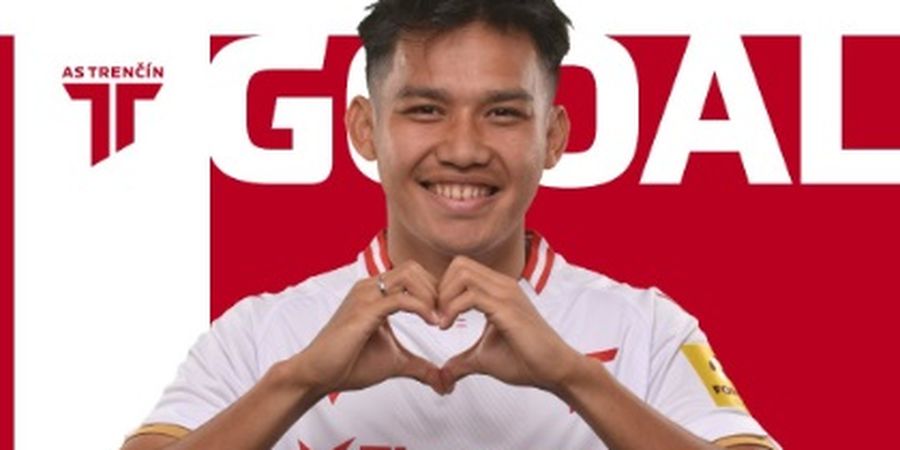 Rapor Ciamik Witan Sulaeman di Piala Slovakia: Main 4 Laga, Cetak 3 Gol, Bawa AS Trencin ke Perempat Final