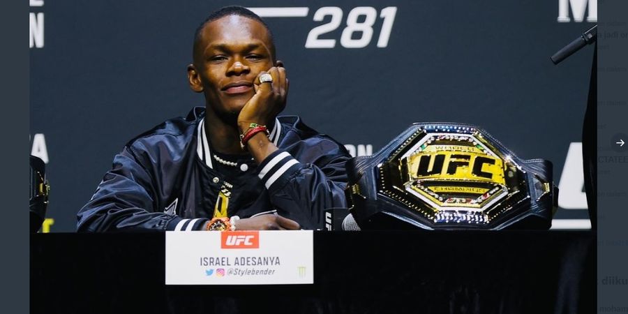 Israel Adesanya Mentok Jadi Jagoan Terbaik Ketiga di Jagat Kelas Menengah Sepanjang Masa