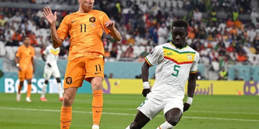 Hasil Babak I - Gagal Ciptakan Satu pun Tembakan Tepat Sasaran, Belanda Ditahan Imbang Senegal