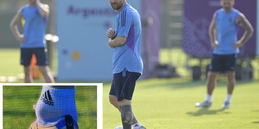 PIALA DUNIA 2022 - Mata Kaki Lionel Messi Membengkak, Debut di Qatar Terancam?