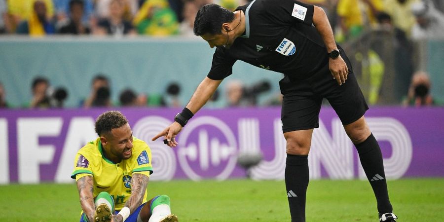 PIALA DUNIA 2022 - Alami Cedera Pergelangan Kaki, Neymar Absen saat Laga Brasil Vs Swiss