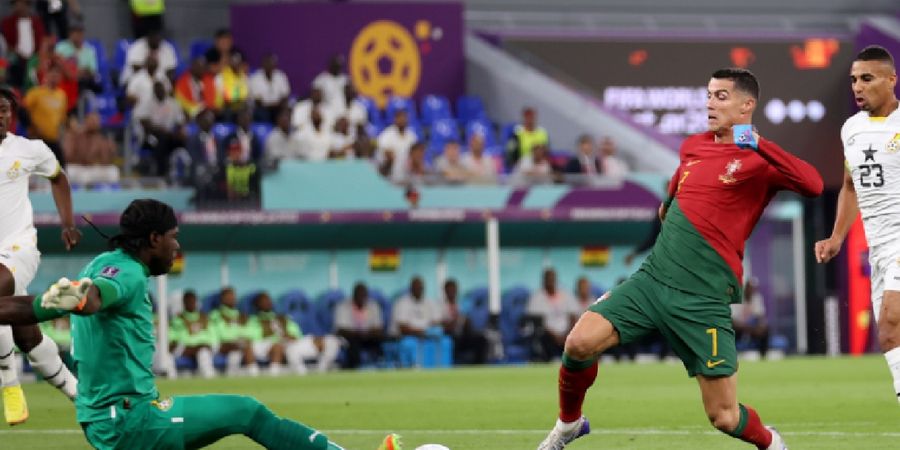 Hasil Piala Dunia 2022 - Cristiano Ronaldo Gosok Voucher, Portugal Benamkan Ghana