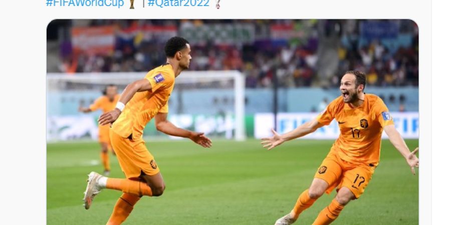 Hasil Piala Dunia 2022 - Gakpo dan Valencia Kembali Cetak Gol, Belanda Berbagi Angka dengan Ekuador