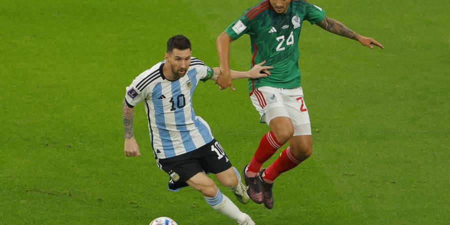 Hasil Babak I Piala Dunia 2022 - Lionel Messi cs Masih Melempem, Argentina Vs Meksiko Sama Kuat