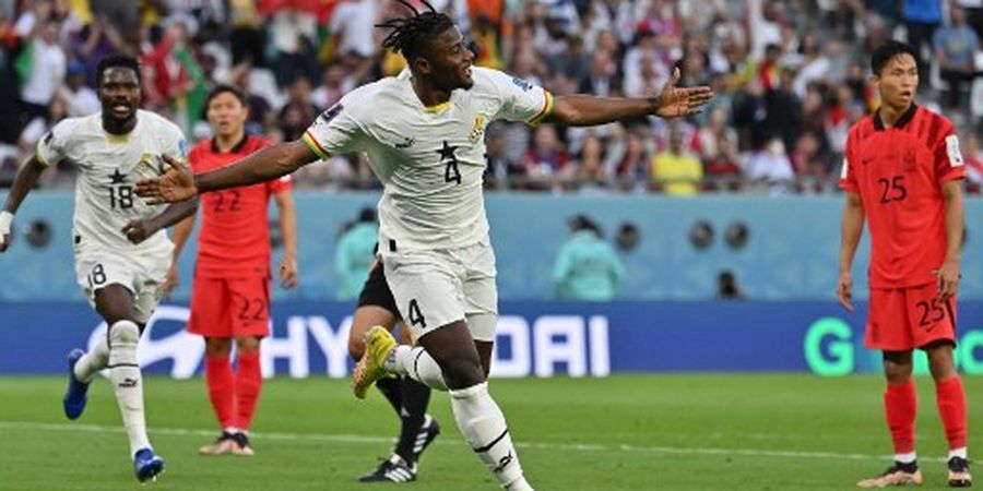 Hasil Babak I Piala Dunia 2022 - 2 Gol dari 2 Tembakan, Salisu dan Kudus Bikin Ghana Tinggalkan Korea Selatan