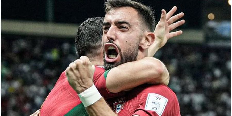 Hasil Piala Dunia 2022 - Ronaldo Batal Bikin Gol, Bruno Fernandes Bersinar, Portugal ke 16 Besar