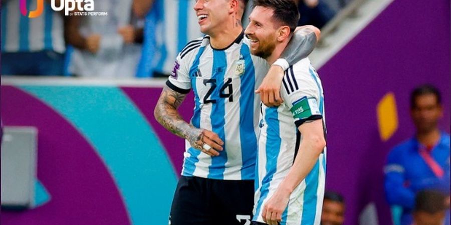 PIALA DUNIA 2022 - Gelandang Idaman Liverpool dan Man United Susul 2 Rekor Lawas Lionel Messi di Timnas Argentina