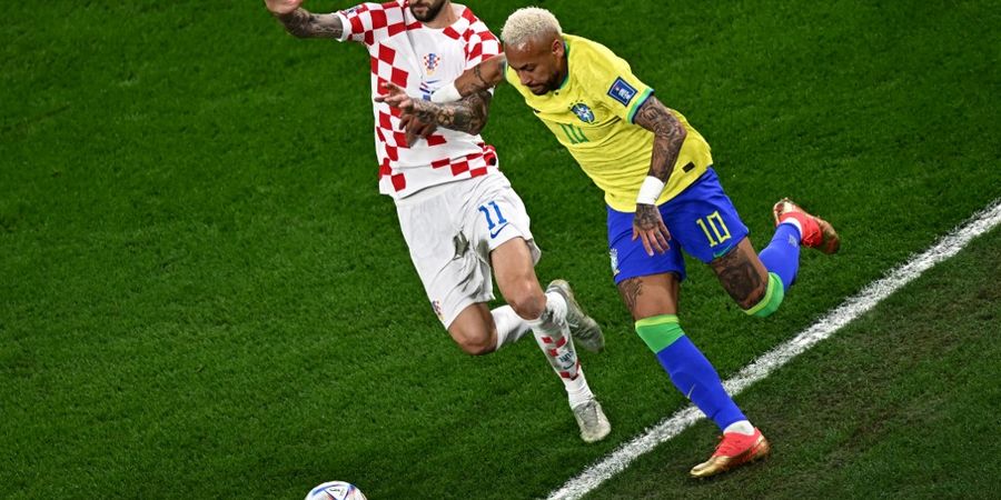 Hasil Babak I - Gawang Kroasia Masih Rapat, Brasil Ditahan Tanpa Gol