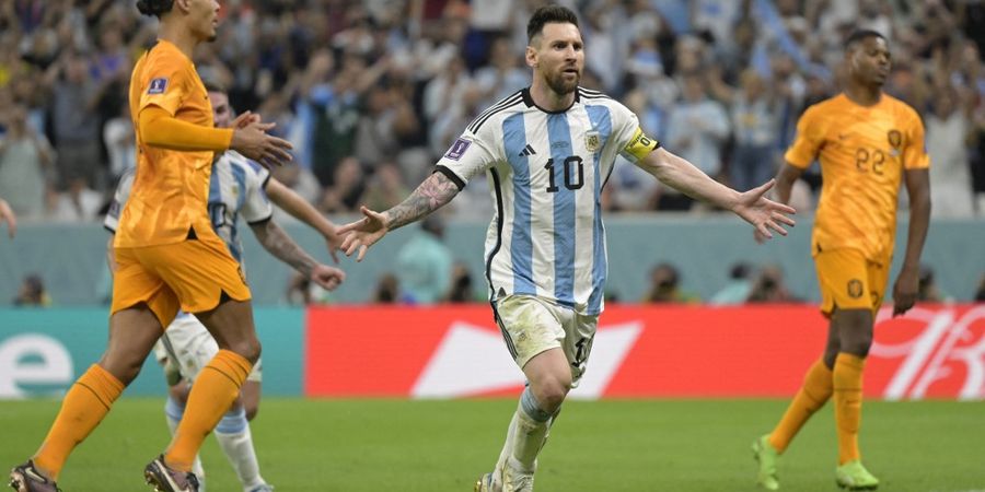 PIALA DUNIA 2022 - Lionel Messi Hanya Berjarak 2 Kemenangan Lagi untuk Jadi Manusia Paripurna