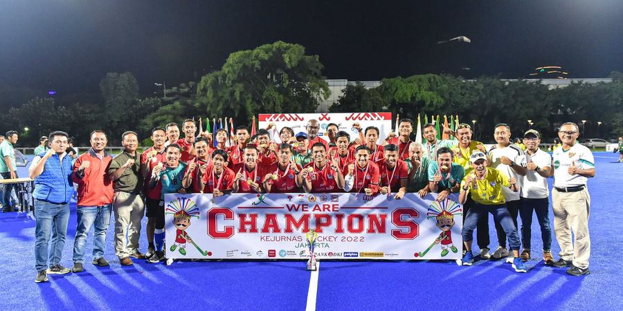 Tim Putra dan Putri Mendominasi, Jawa Barat Kampiun Kejurnas Hoki 2022