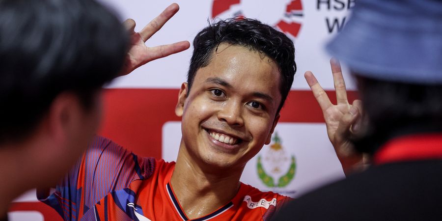 BWF World Tour Finals 2022 - Viktor Axelsen Boleh Sangar tapi Anthony Ginting Belum Ambyar