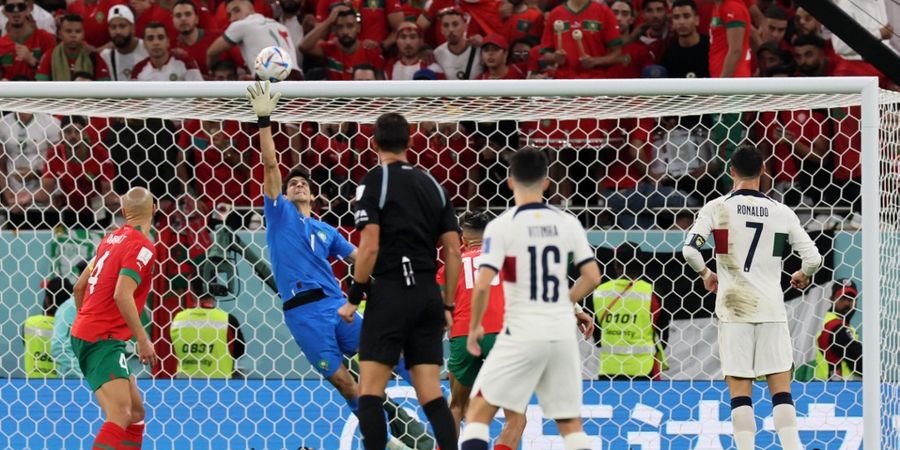 Piala Dunia 2022 - Maroko Lolos Semifinal Usai Tekuk Portugal, Yassine Bounou: Cubit Saya, Ini Mimpi