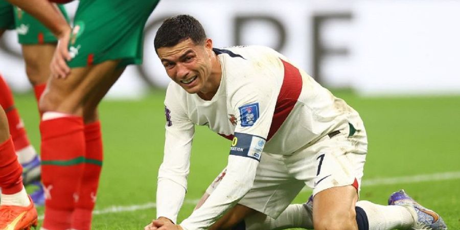Patah Hati dan Isak Tangis Cristiano Ronaldo Usai Portugal Didepak Maroko dari Piala Dunia 2022