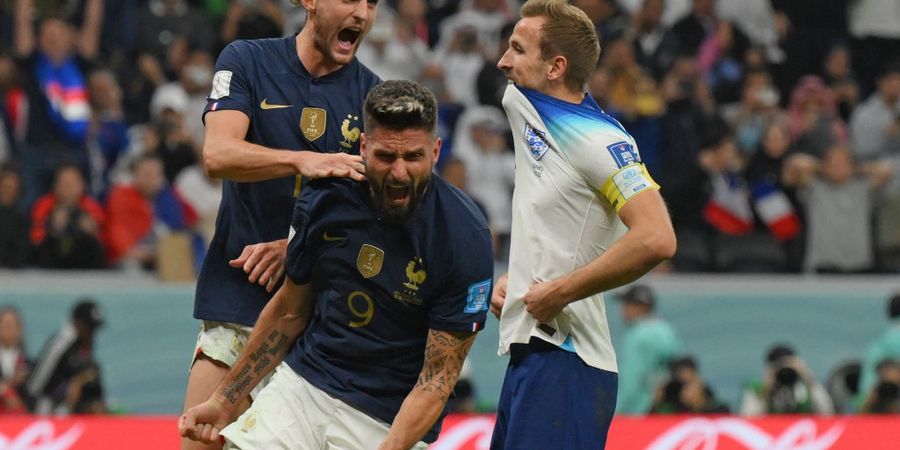 Kalah dari Prancis, Inggris Jadi Tim Paling Sering Tersingkir di Perempat Final Piala Dunia