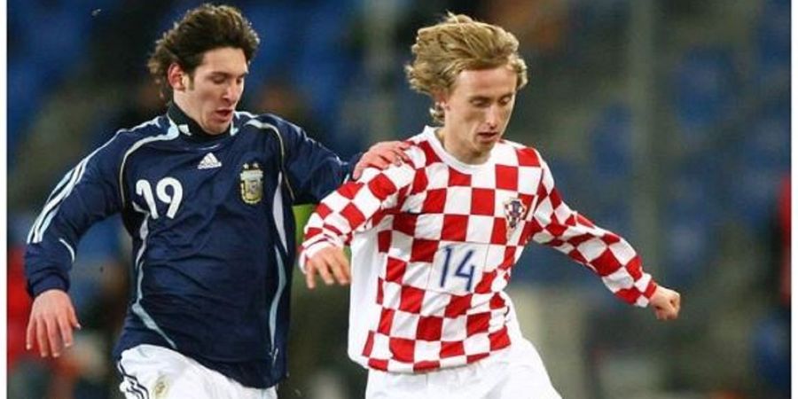 PIALA DUNIA 2022 - Memori Argentina Vs Kroasia, Gol Perdana Lionel Messi dan Debut Luka Modric