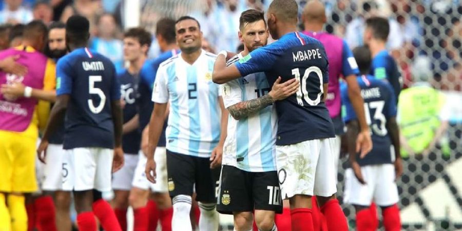 PIALA DUNIA 2022 - Argentina Vs Prancis, Kali Terakhir Bentrok, 7 Gol Tercipta dan Lionel Messi Pensiun 2 Kali