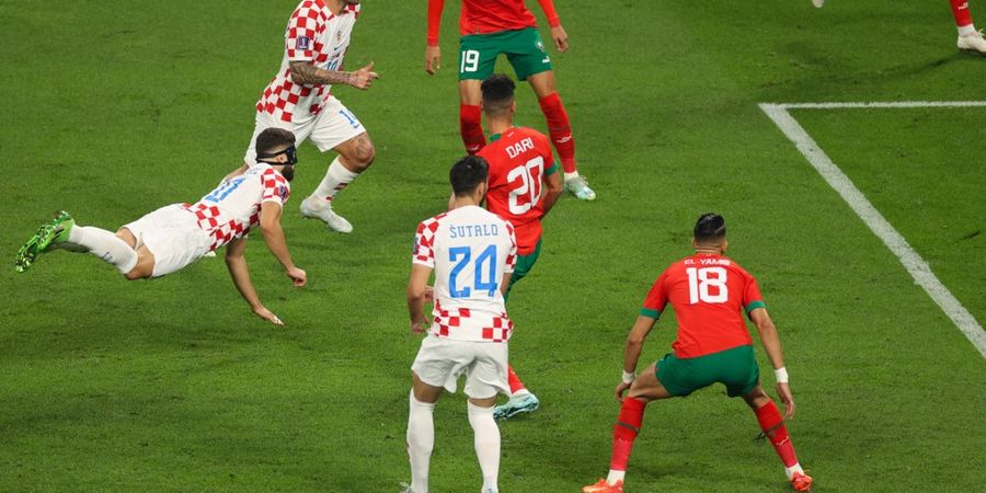 Hasil Babak I - Kroasia Ungguli Perlawanan Sengit Maroko dengan Skor 2-1