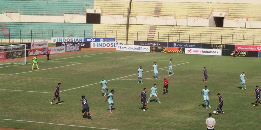 Hasil Liga 1 - Takluk dari Madura United, Kemenangan Beruntun Arema FC Terputus