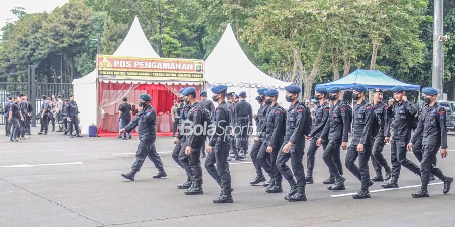 Pengamanan Laga Timnas Indonesia Vs Kamboja Diperketat, Polisi Diminta Santun dan Jangan Emosi Kepada Suporter