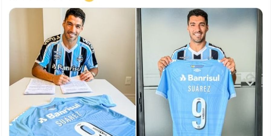 Enggan Ikutan Ronaldo Hijrah ke Arab Saudi, Luis Suarez Resmi Gabung Gremio