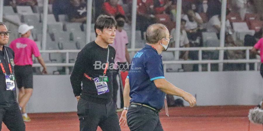 Piala AFF 2022 - Shin Tae-yong Konsisten Tak Bisa Taklukkan Park Hang-seo usai Timnas Indonesia Keok dari Vietnam