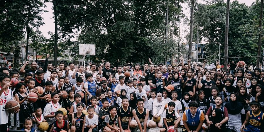 Dewa United Banten Ikut Terlibat Gerakan Memasyarakatkan Basket di Kota Tangerang
