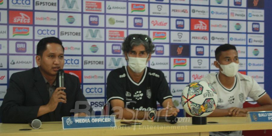 Coach Teco Optimistis Bali United Amankan 3 Poin dari Barito Putera