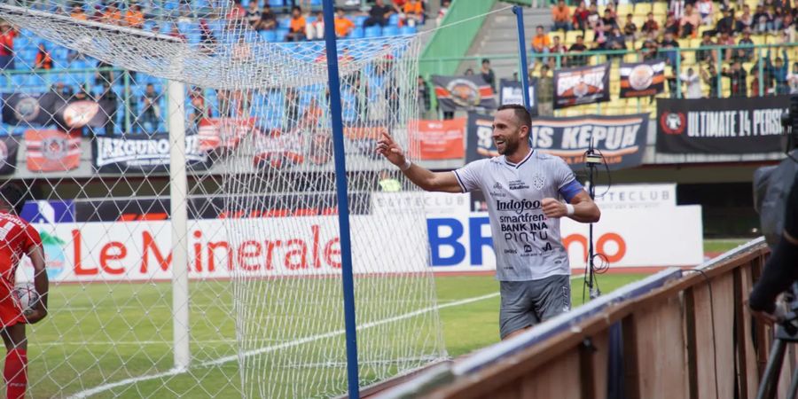 Hasil Liga 1 - Gol Telat Ilija Spasojevic Selamatkan Bali United dari Kekalahan Lawan Persik Kediri