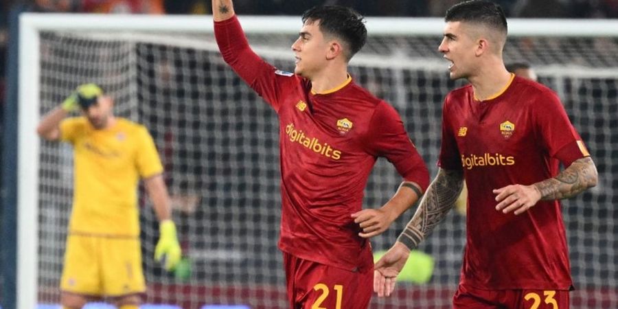 Hasil Liga Italia - Duet Maut Dybala-Abraham Belum Bisa Bikin Roma Masuk Geng Eropa