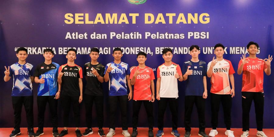 Doa Panjang Umur Tradisi Bulu Tangkis Indonesia Saat Penyambutan Atlet dan Pelatih Pelatnas PBSI 2023