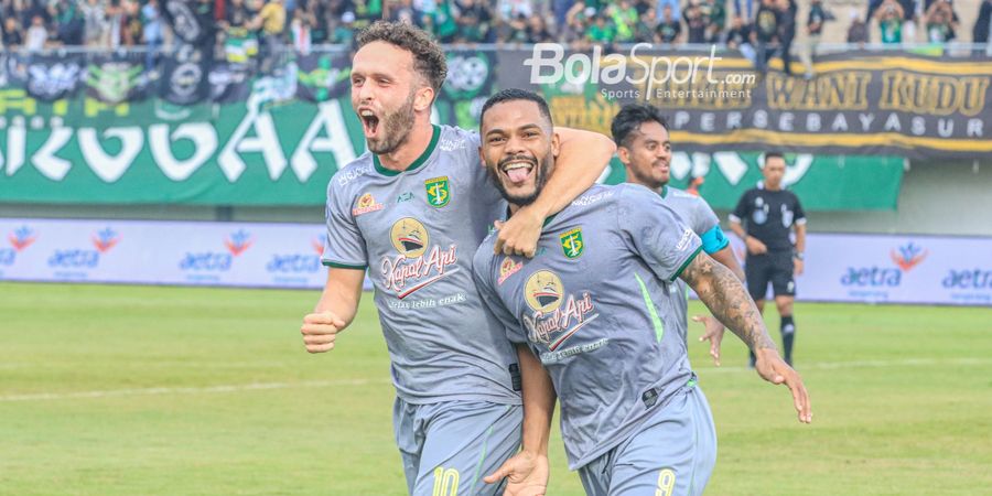 Hasil Liga 1 - Cetak Gol Akrobatik, Penyerang Asal Brasil Ini Antar Persebaya Surabaya Benamkan Bhayangkara FC
